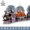 Disney Tim Burton's The Nightmare Before Christmas Musical Glitter Globe Train Collection