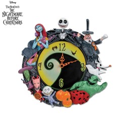 Disney Tim Burton's The Nightmare Before Christmas Wall Clock
