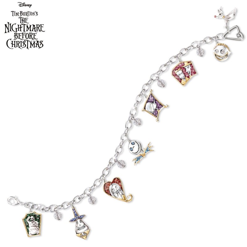 Disney Tim Burton The Nightmare Before Christmas Charm Bracelet