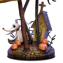Disney Tim Burton's The Nightmare Before Christmas Jack Skellington Solar Lit Welcome Sign