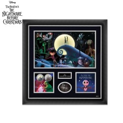 Disney Tim Burton's Nightmare Before Christmas All Hail the Pumpkin King Print