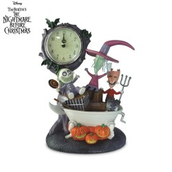Disney Tim Burton's The Nightmare Before Christmas Trio Of Terror Collector Clock