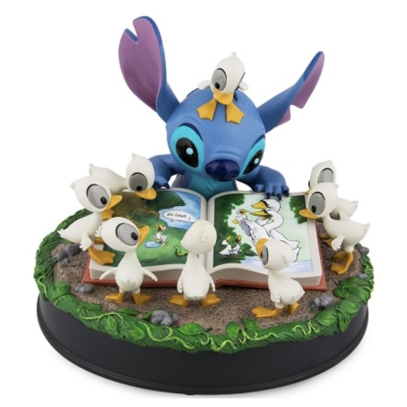 Figurine Medium Stitch avec les canards Disneyland Paris