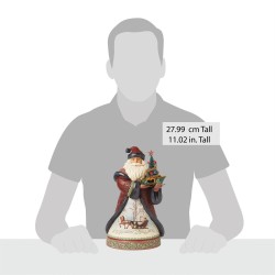 Figurine Père Noël Sapin Traineau