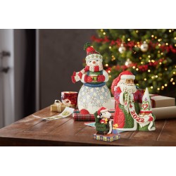 Père Noël Avec Gnome - Jim Shore Heartwood Creek