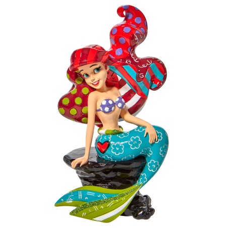 Figurine Ariel Sur Un Rocher Disney Britto