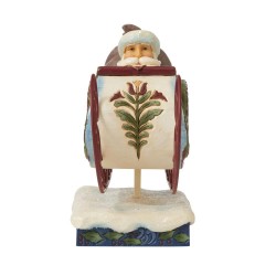 Figurine Père Noël Victorien En Traineau