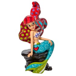 Figurine Ariel Sur Un Rocher Disney Britto