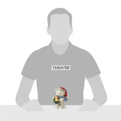 Ours Polaire Avec Une Couronne De Gui Et Un Petit Chaton