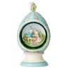 Figurine Œuf De Pâques Avec Scène Tournante