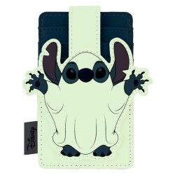Porte-Cartes Phosphorescent Stitch Costume De Fantôme Disney Loungefly