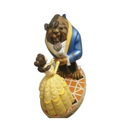 Disney Grande Figurine La Belle et la Bête Disneyland Paris