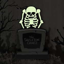 Pin's Phosphorescent 95E Anniversaire De The Skeleton Dance Coffret Collector